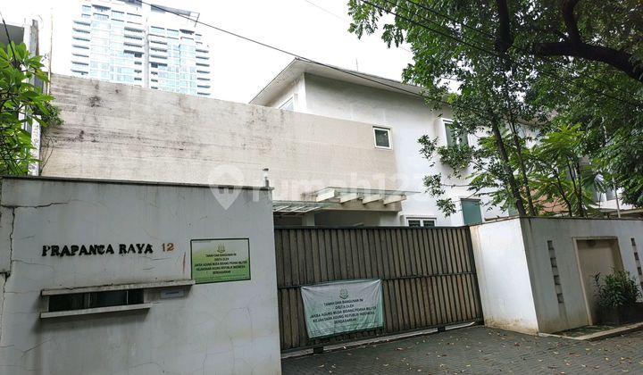 Rumah 2 Lantai Dipakai Kantor Komersil di Jl Prapanca Raya Kebayoran Baru Jakarta Selatan LT 1.265M2 Cash Only 2