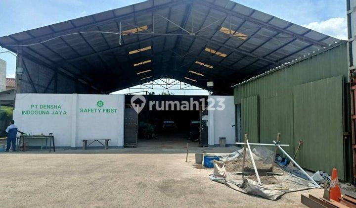 Tanah Dan Bangunan Gudang di Wibawa Mukti 2 Jatiasih Bekasi 1