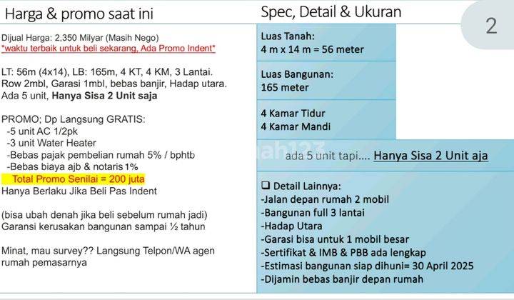 Rumah Baru 3lt Di Tanjung Duren Jakarta Barat 6