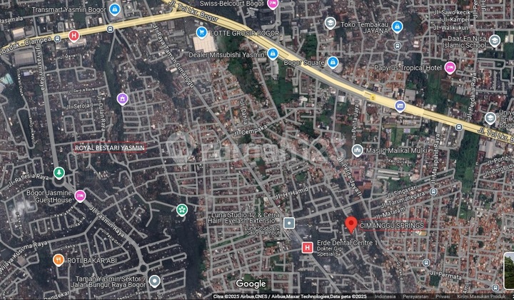 Jual Rumah di Cimanggu Spring Kota Bogor Tol Yasmin Bogor 2