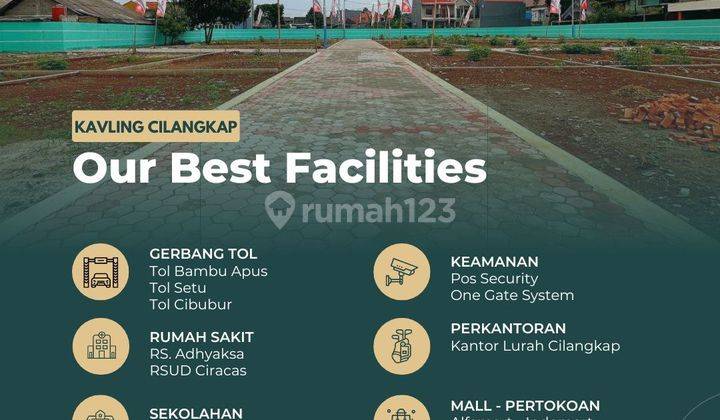 Tanah 72 m2 SHM Cilangkap, Jakarta Timur Bebas Banjir Cluster 1