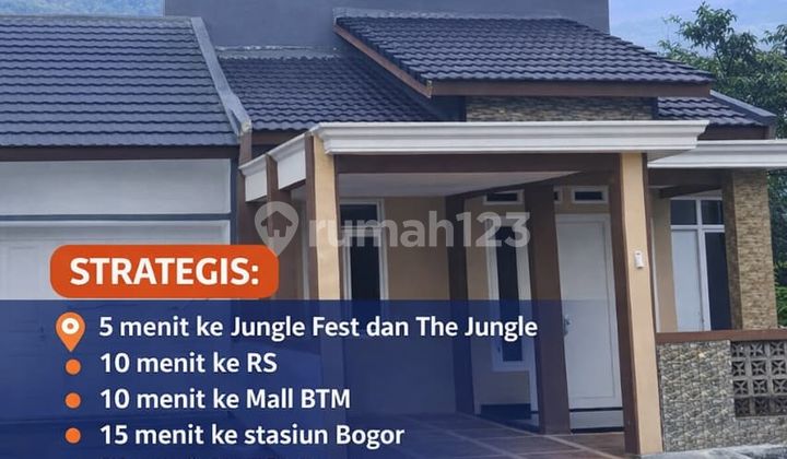 Rumah Baru di Bogor Selatan Kaki Gunung Salak Akses Tol Kereta