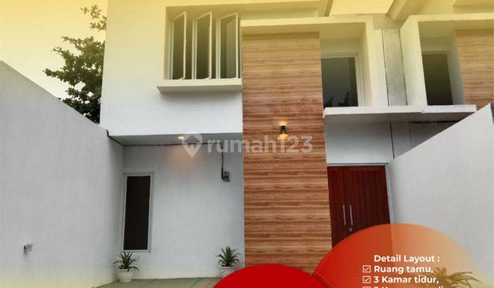 Rumah 2 Lantai di Jatiasih Kota Bekasi Baru Pinggir Jalan Raya 1