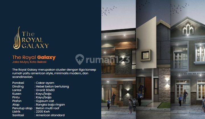 Rumah 2 Lantai Galaxy City Bekasi Selatan Diapit 3 Pintu Tol 2