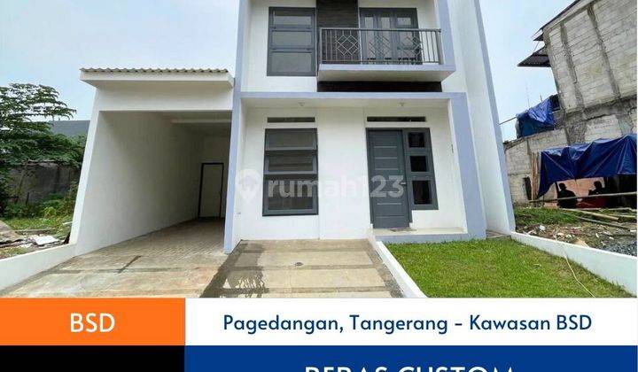 Rumah 2 Lantai Baru di Jl Bsd Pusat Raya, Tangerang Dekay Ice Building 2