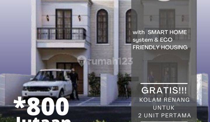 Rumah Premium 2 Lantai di Cibubur Timur Jakarta Free Kolam Renang 2