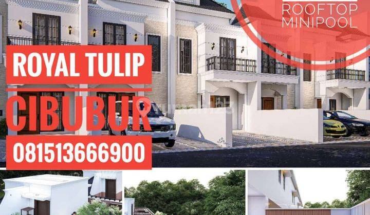 Rumah Premium 2 Lantai di Cibubur Timur Jakarta Free Kolam Renang 1