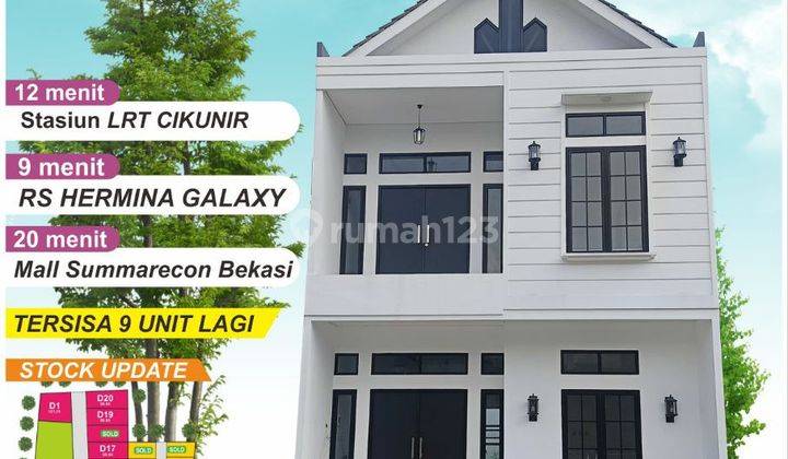 Rumah Baru SHM Royal Galaxy City Affordable Luxury In South Bekasi 1