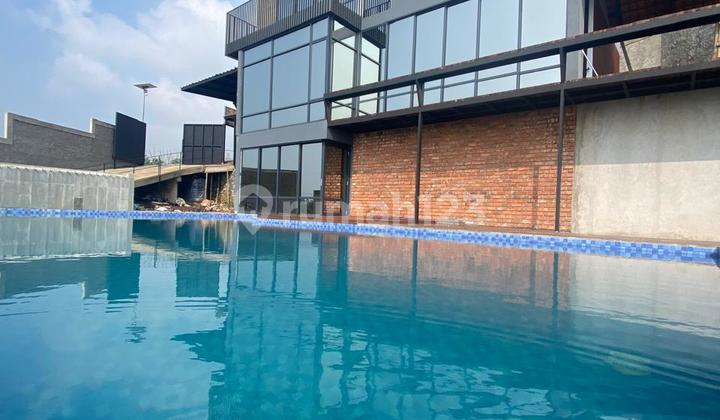 Dijual Villa Baru View Eksotis Gunung di Bogor Desain Futuristik