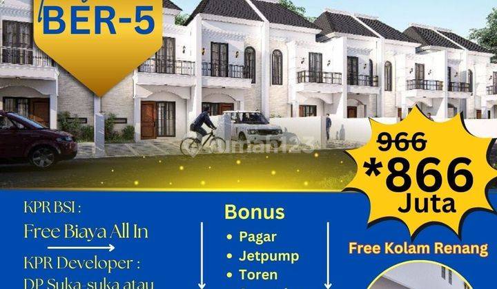 Jual Rumah 2 Lantai di Cibubur Dekat Lrt Dan Tol 2