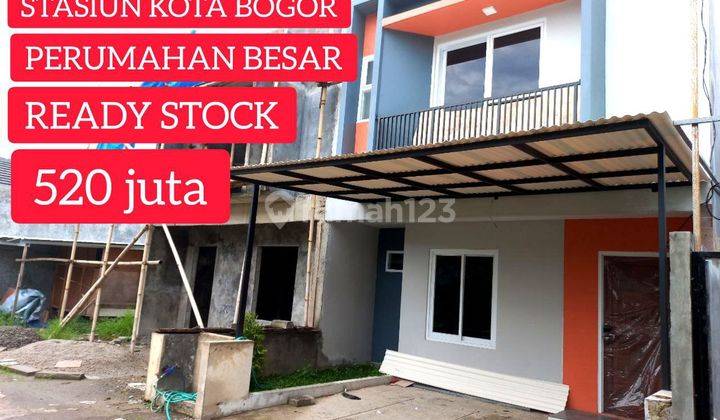 Jual Rumah 2 Lantai di Laladon Ciomas Pinggir Jalan Dekat Stasiun 1