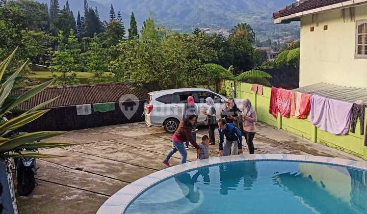 For Sale Villa Puncak Cisarua Mountain View Open Swimming Pool Beautiful