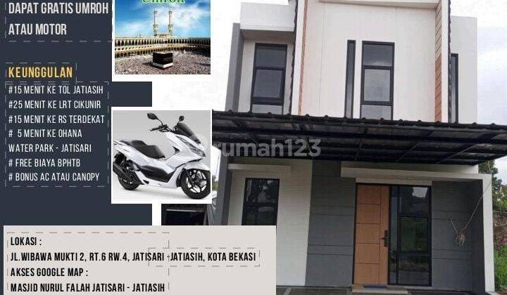 Jual Rumah 2 Lantai di Kota Bekasi dekat Tol Komsen 1