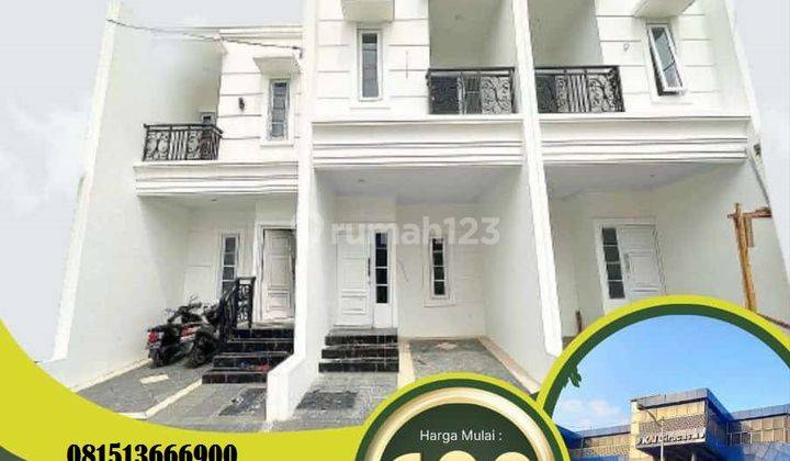 Rumah Bagus di Ciracas Pasar Rebo Jakarta SHM Belakang stasiun LRT 1