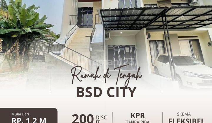 Rumah 2 Lantai SHM di Jalan Bsd Pusat Raya, Bsd City Tangerang 1