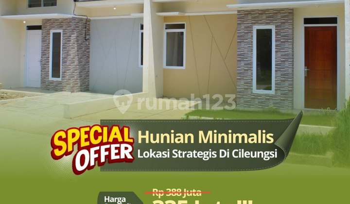 Promo House in Cileungsi Cibubur with Toll Access to Kota Wisata