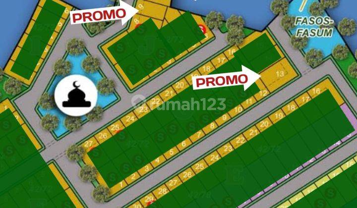 Tanah 72 m2 SHM Cileungsi, Bogor KAVLING SIAP BANGUN Perumahan