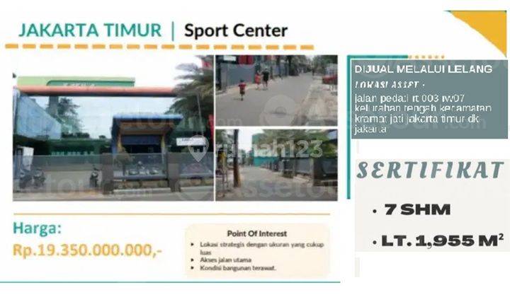 Turun Harga, Gedung Sport Center Kramat Jati, Jakarta Timur 1