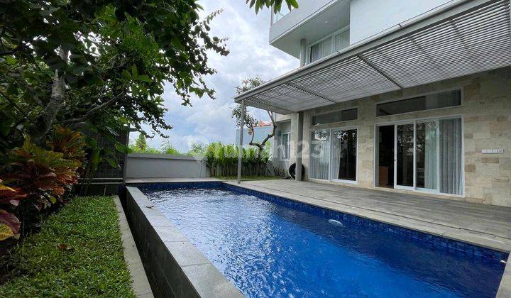 Modern Ocean View Villa With Rooftop, Walking To Jimbaran Beach 1