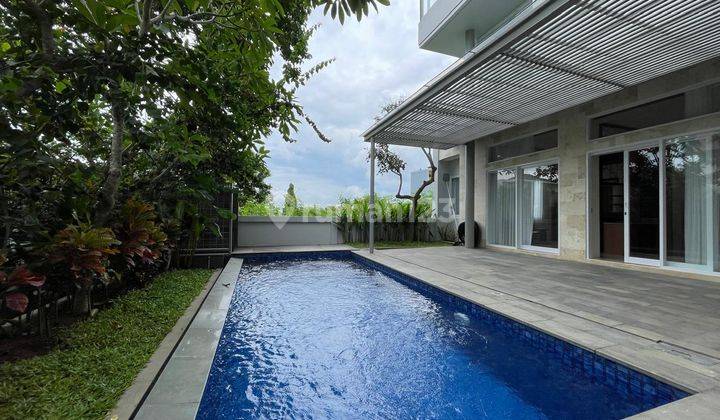 Modern Ocean View Villa With Rooftop, Walking To Jimbaran Beach 2