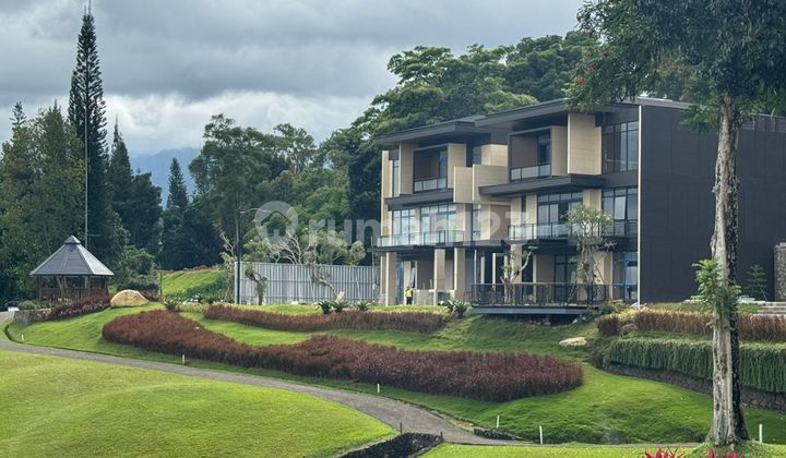 For Sale Modern Tropical Luxury Residence with Direct Golf View, Strategic Location in Bogor
