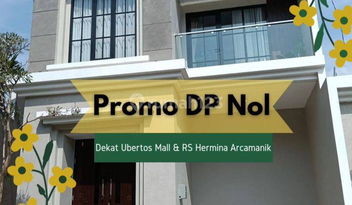 Rumah Cantik Nan Mewah Harga Terjangkau Di Dekat Rs Hermina Arcamanik Dan Ubertos Mall Bandung Dijual
 1