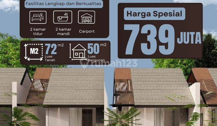 Jual Rumah 2 LANTAI MURAH di CIWARUGA sayap Gegerkalong Bandung
 1