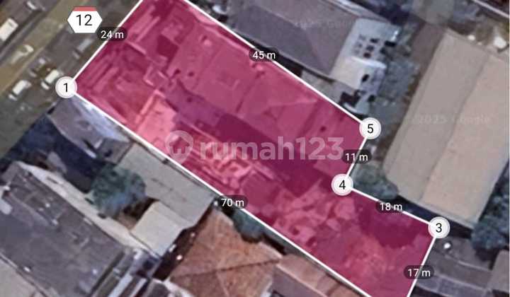Old Building, Land Calculation, Large Land, Very Strategic Location on Jl. Ir. H. Juanda