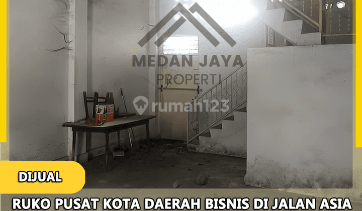Ruko Pusat Kota Daerah Bisnis Di Jalan Asia 4 Lantai Lb 200 3