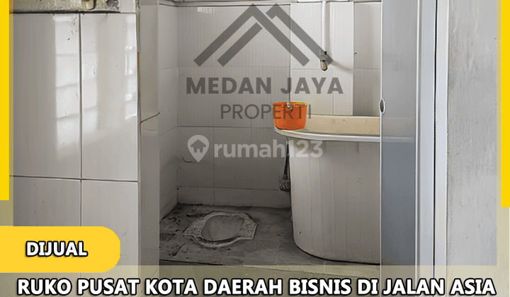 Ruko Pusat Kota Daerah Bisnis Di Jalan Asia 4 Lantai Lb 200 4