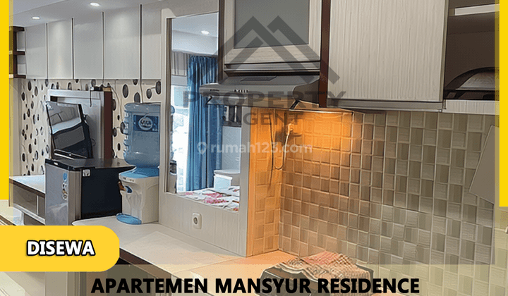 Disewa Apartemen Mansyur Residence Type Studio Sudah Renovasi Fully Furnished 1