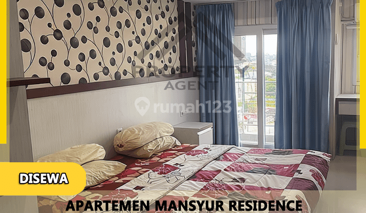 Disewa Apartemen Mansyur Residence Type Studio Sudah Renovasi Fully Furnished 2