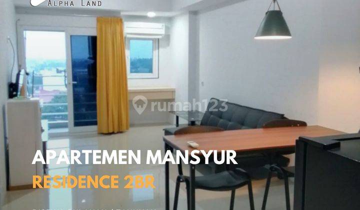 Disewa Bulanan Apartemen Mansyur Residence 2Bedroom 2