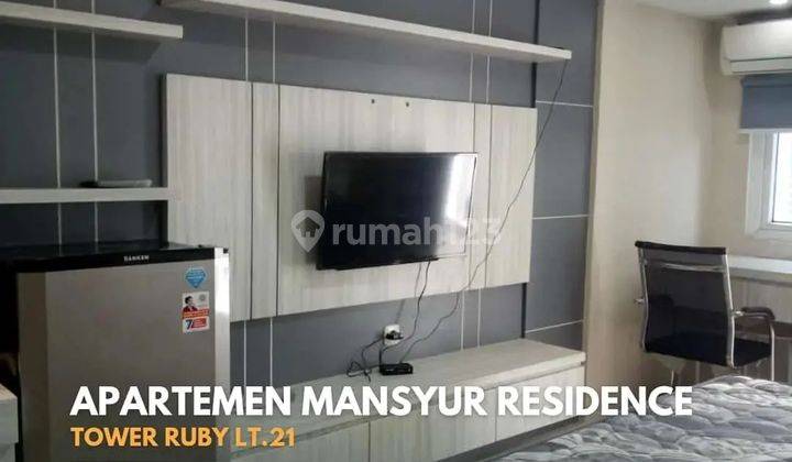 Disewa Apartemen Mansyur Residence Tower Ruby Type Studio 1