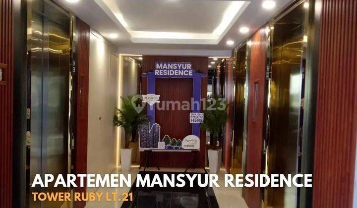 Disewa Apartemen Mansyur Residence Tower Ruby Type Studio 2