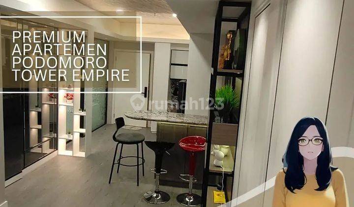 Disewa Unit Apartemen Luxury Podomoro Empire Medan Type 2 Bedroom 2