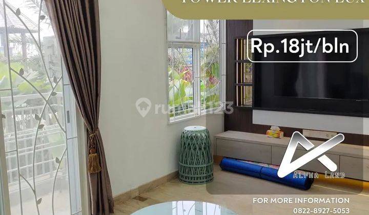 Disewa Apartment Podomoro Medan Tower Lexington Luxury 2