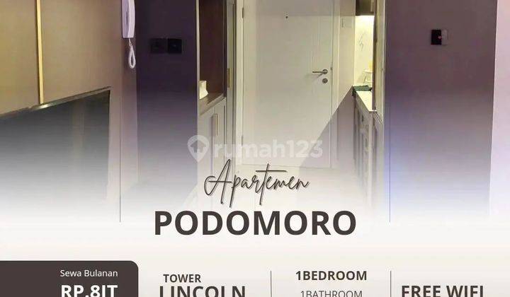 Disewa Apartemen Podomoro Medan Type Studio 2