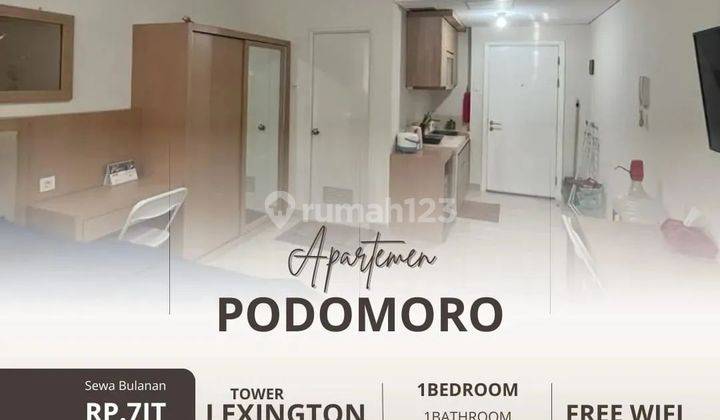 Disewa Apartemen Podomoro Medan Tower Lexington Type Studio 1