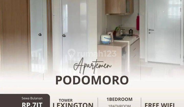 Disewa Apartemen Podomoro Medan Tower Lexington Type Studio 2