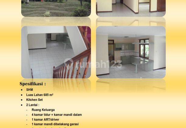 Villa Yasmin 2 Lantai dalam Komplek Yasmin Cipanas 2