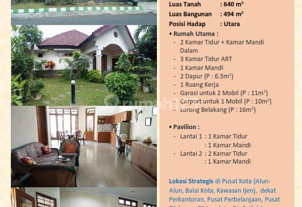 Rumah Cantik Strategis di Kawasan Elite Malang 2