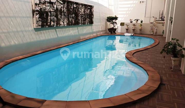 Dijual Rumah Gandeng 2 Dilengkapi Kolam Renang Di Citra Garden 7  2