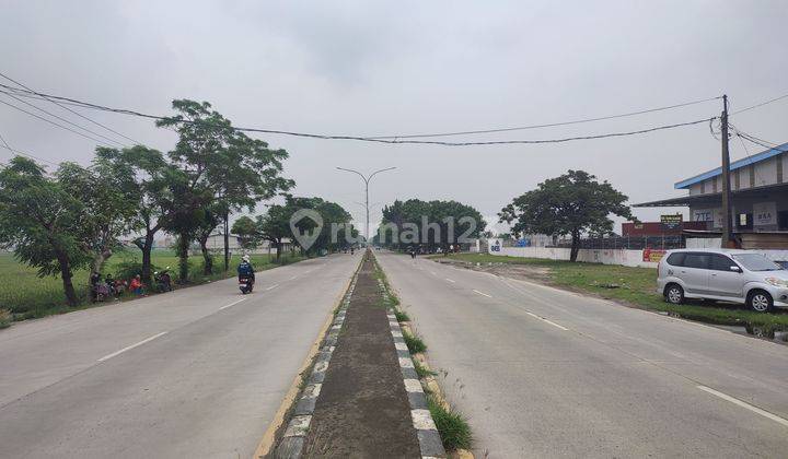 Dijual kavling pinggir jalan di jalan lingkar tanjung pura ka di Lingkar tanjung pura karawang 2