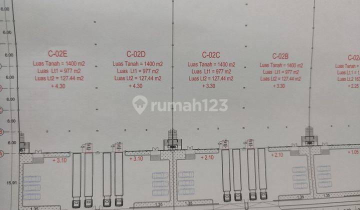 Disewakan Total 5 Gudang Bersebelahan Bisa Sewa Satuan Luas Masing-masing 1100m2 2