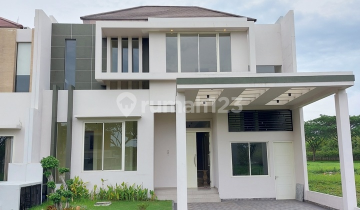 New 2-Story House in Pakuwon City - Grand Island, East Surabaya. Near Pakuwon City Mall - Widya Mandala Campus - Cita Hati School - Gloria School - Xin Zhong School - ITS Campus, etc.