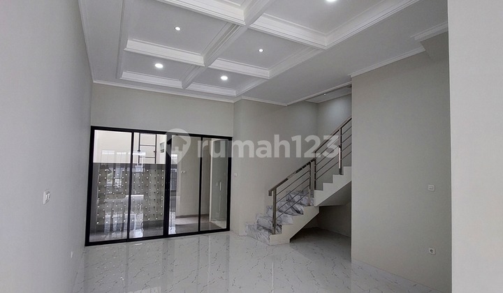 Rumah Baru 2 Lantai Perumahan Wisma Mukti - Klampis Jaya, Surabaya Timur. Strategis Dekat Raya Merr - Arief Rahman Hakim - Kertajaya Indah - Manyar Kertoarjo - Dharmahusada Indah - Galaxy Mall - Kampus Unair, Dll. 2