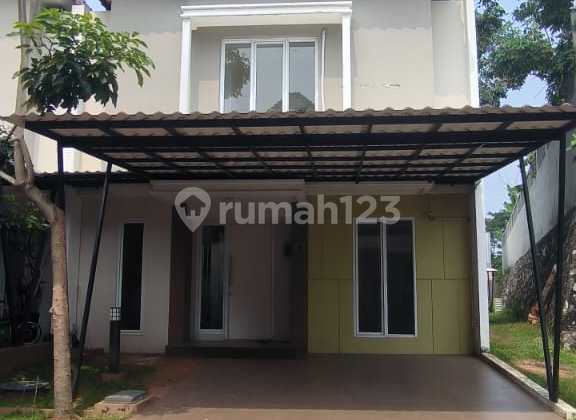 Disewakan rumah tipe 8 cluster Latigo gading serpong terenovasi hook semi furnish rapi siap huni