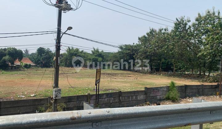 Dijual tanah 6400 m2 BSD tangsel sudah ditembok sekeliling lokasi strategis cocok untuk gedung kantor rumah duka rumah sakit masjid vihara gereja mall dan swoeroom