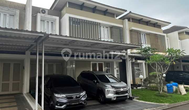 For rent: 10-meter wide house type, San Lorenzo cluster, Gading Serpong, semi-furnished, neat, well-maintained, ready to occupy.